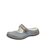 Rieker Damen 46391 Clogs, Blau Jeans 14, 38 EU