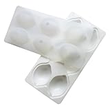 Backformen aus Silikon Formen – Silikonformen für Zitronenkuchen mit 6 Mulden | Wiederverwendbare Backutensilien für Mousse, Schokolade, Cookie, Cupcake, Geburtstagsfeier