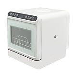 Tischgeschirrspüler, Mini Spülmaschine, Tischspülmaschine Mini Geschirrspüler mit 6L Wasserverbrauch 1100W Leistung für Familien von 4 bis 6 Personen für Küchen im kleinen Raum