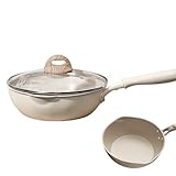 Générique Frittierpfanne, antihaftbeschichtet, Omelette-Pfanne, kratzfest, antihaftbeschichtet, für Induktion, für Küche, Restaurant, Outdoor, Dorm, Apartment, Reisen, Alltag