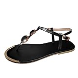 Generisch Sandale Damen Pantoletten Hausschuhe Sandalen Latschen Schlappen Bequeme Arbeitsschuhe Metallschnalle