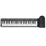 Tragbare Klavier, 49 Tasten Tastatur Elektrische Klavier Handrolle Up Keyboard Klavier Faltbare Klavier Elektronische Home Klavier Digital Klavier für