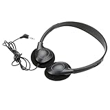 VALICLUD Gaming Headset Over Ear Kopfhörer Schwarz mit 35 MM Klinkenanschluss Ergonomisch Bruchfest fürpc Videochat und Spiele