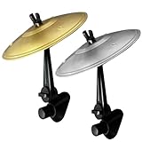 2 Car Cymbals, Car Cymbals Air Vent Mounted, Auto Trommel Lüftungsschlitz Mini Becken, Mini Drum Crash Becken Für Endlosen Rhythmischen Spaß Auf Der Straße Musikliebhaber Geschenk
