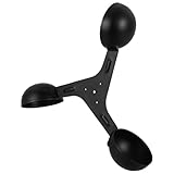 IWOWHERO Ersatz Windmessbecher Aluminium Anemometer Windgeschwindigkeit Sensor Windmessgerät für Wetterstation Präzise Windmessung Robust und Einfach zu Montieren