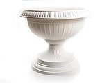 Formplastic Pflanzpokal Amphore Pflanzgefäß Blumentopf Pflanzkübel Blumenspindel Weiss H 36 cm EB