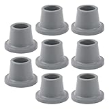 Gummikappen für Duschstühle – 8 rutschfeste Ersatzfüße mit 8 starken Saugnäpfen, langlebige Anti-Rutsch-Abdeckung, einfach zu installierender Duschsitz-Zubehör für ältere Menschen