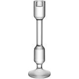 LEONARDO HOME Rialto Leuchter • 1 Stück • schlanke Form • eleganter Kerzenhalter • für den Tisch • modernes Wohnaccessoire • für stilvolle Atmosphäre • Zeitlos • Höhe 32,5 cm • satiniert • 055271