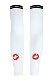 CASTELLI Men's UPF 50 + Light ARM Sleeves Leg Warmers, Weiß, M