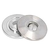 Jeanoko 2-teilige Schneidemaschinen-Druckplatte für 10-Zoll-Aluminium-Gehrungssägen mit 45 Mm Durchmesser, Austausch des Lagerblock-Sägeblattflansches