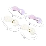 SHERCHPRY 4 Stück Teiliges Kühlende Hautfreundliche Pvc eis augemasken Wiederverwendbare Leichte Augenpads zur Linderung von Müdigkeit Komfortable Schlafmaske für Kühle Entspannende