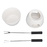 BAOFUYA 300 Ml Schokoladenfondue Pot Set, Käse Butter Fondue Maker Set für zu Hause Endlosen Kulinarischen Kreativität Genuss