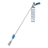 CFH Bio-Gärtner PZ 4000 Abflammgerät inkl. Gasdose 600 ml - Unkrautverbrenner Gas Anwendung, 2,90 kW bei mehr als 1.000 °C Flammentemperatur, Mit integrierter Piezozündung