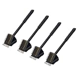 GARIOUANS 4stücke Grill Reinigungsbürste Dreiecksbürste Mit Langem Griff Draht Pinsel Für Grill Reinigungszubehör Grillbürste Grillreiniger