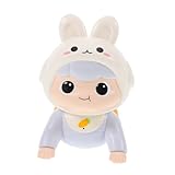 Warmhm Elektrisches Spielzeugkaninchen -Cartoon- bewegliches für Babys Krabbeln Lernen Babyspielzeug Krabbelspielzeug für Babys Krabbelhelfer für Babys