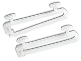 Dekohaken24-28x Schlaufengleiter für 5cm Schlaufen, mit verschließbaren Haken, für Gardinenschienen/-Stangen mit 6mm Laufnut