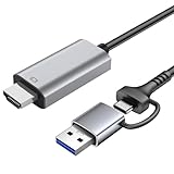 Videoaufnahmekarte USB + Typ C auf HDTV USB Video Captures Device Convert Digital Converter für PC HDTV Laptop Gaming