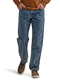 Wrangler Authentics Herren Classic 5-Pocket Relaxed Fit Cotton Jeans, Stonewashed, 38W / 32L