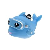 Schutzhülle für Tauchregler | Mundstückschutz für Taucherausrüstung – leuchtende Hülle mit Delfin-Cartoon-Motiv und Staubclip für Atemgerät, Wassersport, Lag