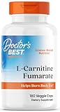 Doctor's Best - L-Carnitin Fumarat mit Biosint Carnitinen | Unterstützung für Energie und Fettstoffwechsel - 180 Veggie-Kapseln