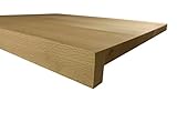 efo Schneidebrett XL – schützt Arbeitsplatten und verbessert die Effizienz der Küche – Große Arbeitsplatte aus Holz mit Lippe – Küchenschneidebrett mit gefalteter Kante 47 x 37 cm