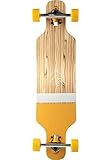 TITUS Longboard Mountain DT Kids : Natural-orange / 8.25 Größe 8.25, Unisex, für Jugendliche und Kinder, Profi und Anfänger, Longboard mit großem Fahrspaß, Longboard