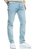 Indicode Herren INSantino Jeanshose aus 99% Baumwolle | Denim Stretch Jeans Männer Light Cloud 31/32