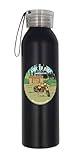 Garage Moto Bike Wasserflasche, Garage Moto Bike Isolierte Flasche, Edelstahl Wasserflasche