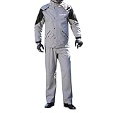 YOSUWOAI Motorrad Regenbekleidung für Herren 2-teiler Regenanzug Motorradanzug wasserdichte Motorradkombi mit Motorradjacke und Hose Regenkombi Sichtbarkeit Set für Radfahren Reiten
