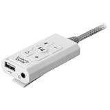 MARSGAMING MSC2W Weiß, Externe Soundkarte, USB 7.1, PS5/PS4/PC/MAC/SWITCH