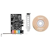 Wrtysully PCIe Soundkarte 5.1, PCI Express Surround 3D-Audiokarte Fuer PC mit hoher Direct Sound Performance und Low Profile Bracket