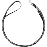 HUNTER Neopren Verstellbare Führleine für Hunde, Nylon, Neopren gepolstert, für Sport und Freizeit, 2,0/200 cm, schwarz/grau