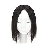 xiuling4568 Körperpflege 12 Zoll Haarteil aus Echthaar mit Hautbasis, Perücken for Frauen mit dünner werdendem Haar Haarverlängerungen(8x13cm)