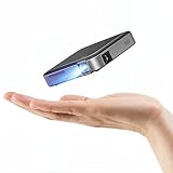 Mini Beamer, YOTON Y200 DLP Kurzdistanz Beamer mit Eingebautem Akku, Tragbarer Projektorz 1080P Full HD Unterstützung, Staubdicht Beamer Handy für Outdoor/Heimkino, Kompatibel mit Laptop,TV-Stick