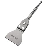 Firecore SDS Plus Bodenschaber, Spachtelmeißel SDS Plus 300mm×100mm, Meißelbits für SDS Plus Hammer, Kleberentferner für Vinylboden VCT Fliesen Linoleum Betonmörtel FS23412