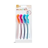 Munchkin White Infant Safety Spoons, Multicoloured, Pack of 4