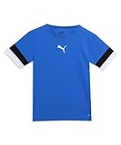 PUMA Unisex Kinder Teamrise Jersey Jr Shirt, Electric Blue Lemonade-puma Black-puma White, 152 EU