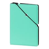 QUARKZMAN Mini Fotoalbum, 28 Taschen 2 x 3 Fotoalbum Buch Lederhülle mit Gummibandverschluss für Fujifilm Sofortbildkamera Kpop Fotokartenhalter, (Hellblau)