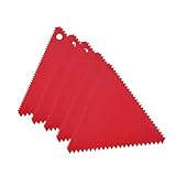 5 Stück Kleberspachtel, wiederverwendbar, für Polyesterharz, Spachtelmasse, Klebstoff, Dreieck