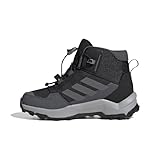adidas Terrex Ax4R Mid Hiking Shoes Kids Schuhe zum Wandern, CBLACK/GREFOU/GREYSIX, 32 EU