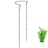 Innenraum Pflanzenstütze - Halbrundes Metall Rankgerüst | Metall Pfingstrose Käfig - Für Hobbygärtner Gemüse Balkon Innenbereich Außenbereich Gewächshaus Terrasse Blumen Garten Anfänger