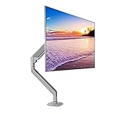 UUYRSZS Monitorständer 17-32 Zoll Desktop-Monitorhalterung, höhenverstellbarer Schreibtischständer mit Gasfeder, Aluminium-Einzelarmhalterung mit max. VESA 75 x 75 mm 100 x 100 mm Monitorarm (Farbe: