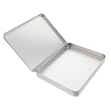 FOMIYES Magnetische Wimpern-aufbewahrungsbox Wimpernorganisator Für Wimperntechniker Wimpernwagen Wimpernverpackung Wimpernsäcke Make -up -bürsten Augenaufbewahrung Silber Metall