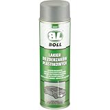 Boll 500 ml Lack Lackspray Kunststofflack Stoßstangenlack Sprühdose HELLGRAU 001014