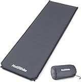Naturehike Selbstaufblasende Isomatte-5cm Dicke strapazierfähige Campingmatratze, verbindbar mit Mehreren leichten Isomatten für Rucksackreisen, Zelte, Hängematten, Wandern, Familiencamping, Grau