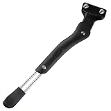 Point Fahrradständer Mountainbike & E 26'-29' mit Edelstahlstreben-Wetterfester Radständer mit 18-40mm Verstellbarem Lochabstand & Direktmontage-Robuster Bike Stand, Schwarz