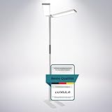 LUXULA LED Büro Stehlampe DUO, dimmbar, CRI98 Vollspektrum, UGR