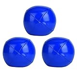ZJchao Bälle Jonglieren, Bälle für Anfänger Leichte Gewicht Jonglieren 3pcs Jonglierkugeln Anfänger Schlagen Soft Easy Jongling Ball, Bestes für (Blue)