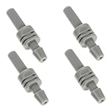 GRADENEVE 4 Stück Blutdruckmessgerät Zubehör Abs Strap Connector Ersatz Manschettenadapter Kompatibel für Oberarm Blutdruckmessgerät Langlebig und Leicht Tragbar Zufällige Zufällige Farbe