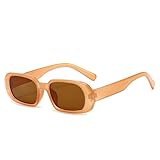 Kleine Rahmen Frauen Outdoor Sonnenbrille Urlaub Männer Sport(Brown)